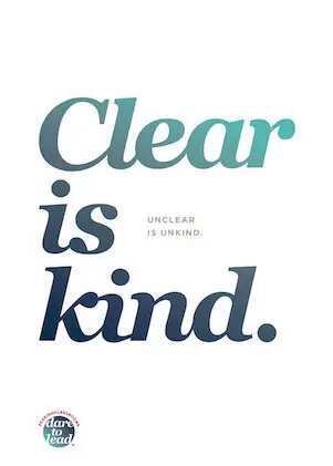 Clear is kind