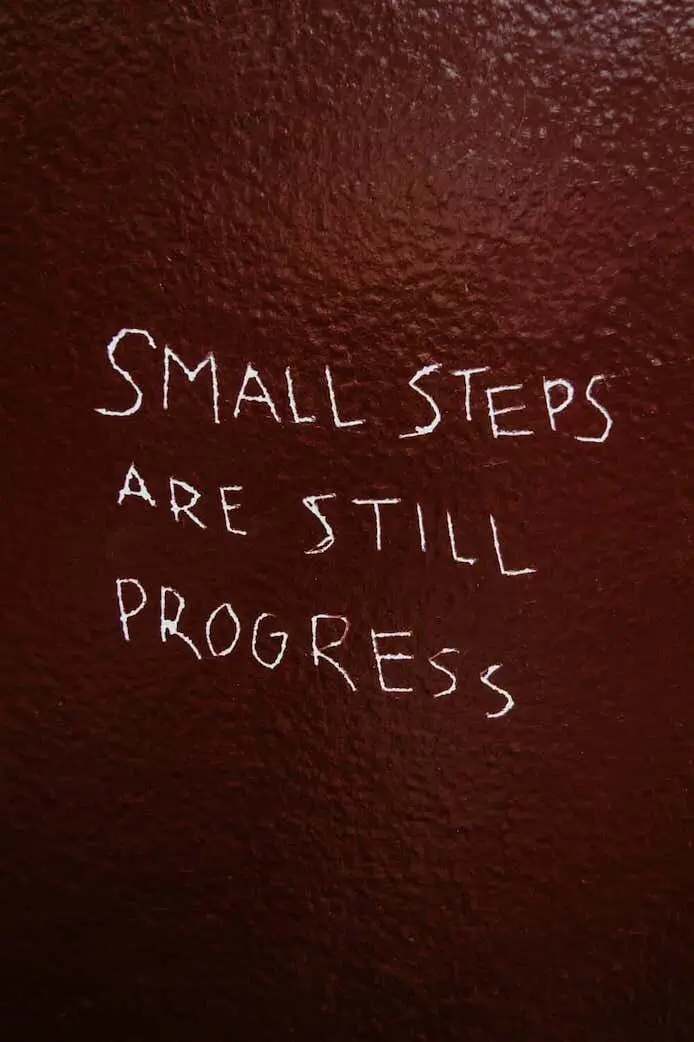 Small steps are still progress